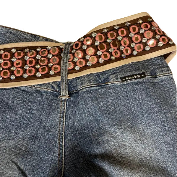 Rampage | Bootcut Vintage Jeans with Belt | XXS