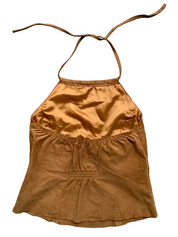 GAP | Brown Suede Leather Halter | XXS