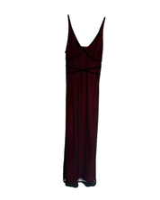 Vinatge Purple Patch Black Sheer Dress 90s