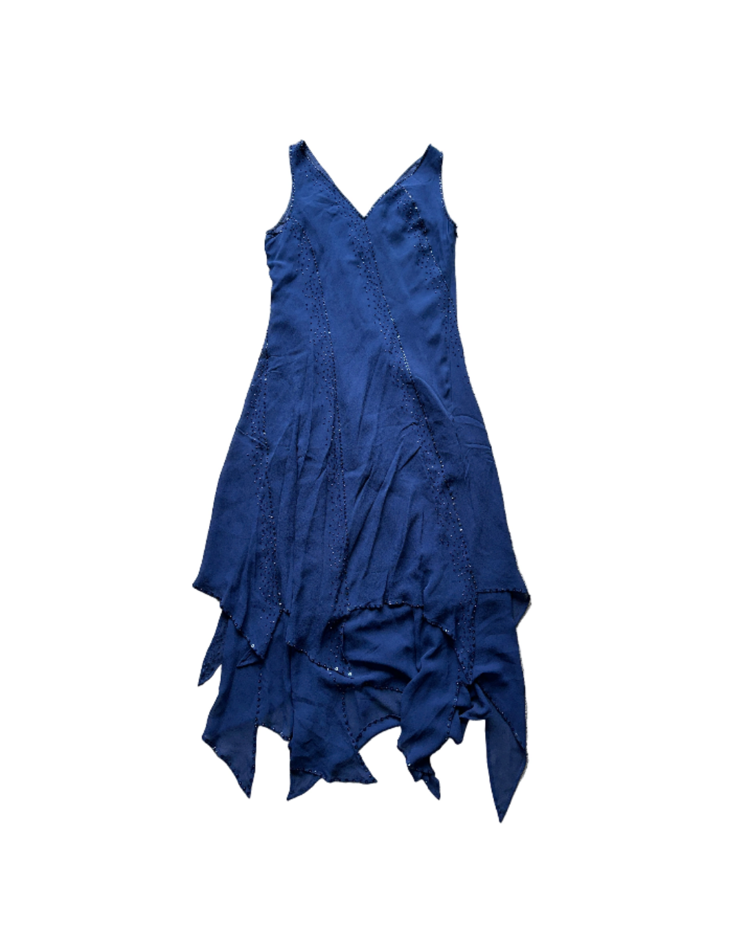 Vintage Blue Fairy Beaded Dress | 12