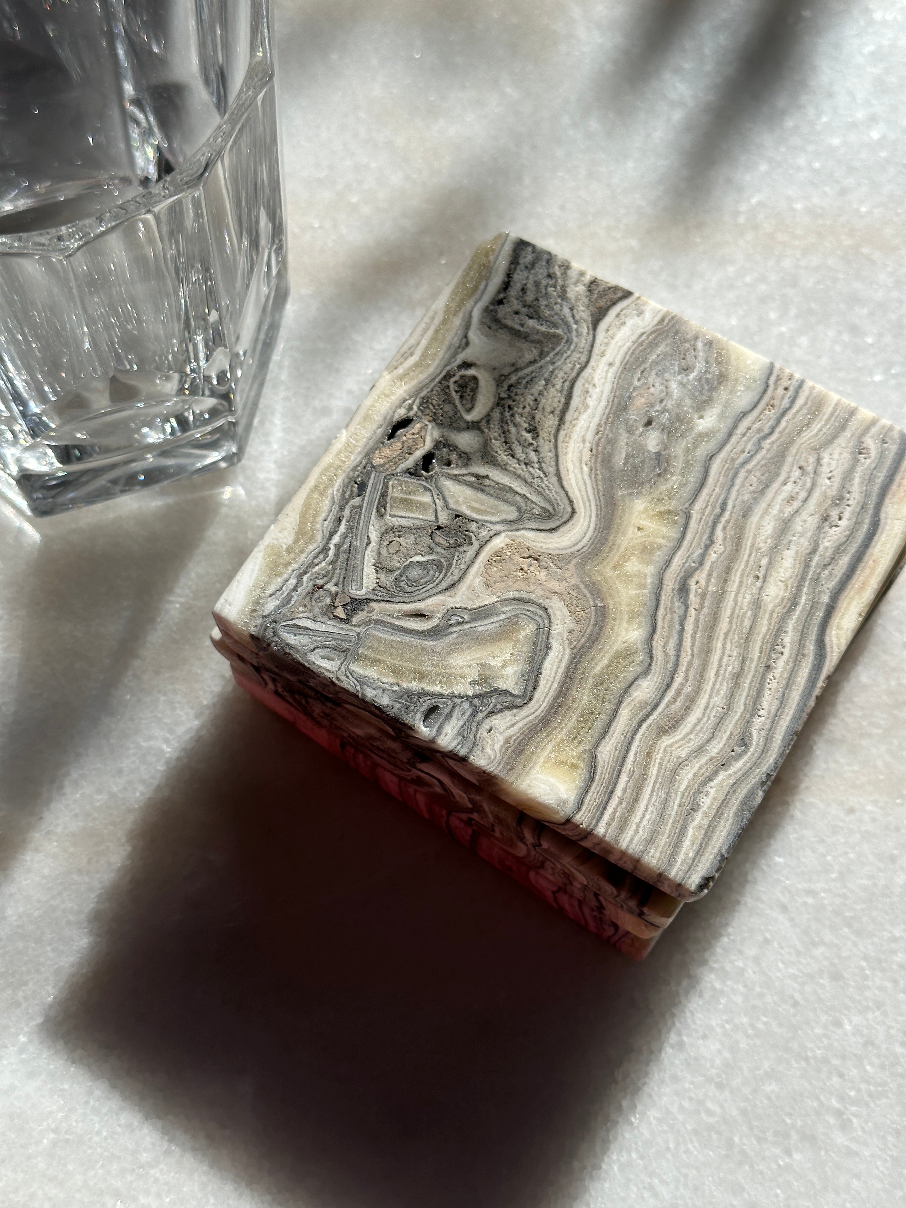 Zebra Coasters - Set of 3