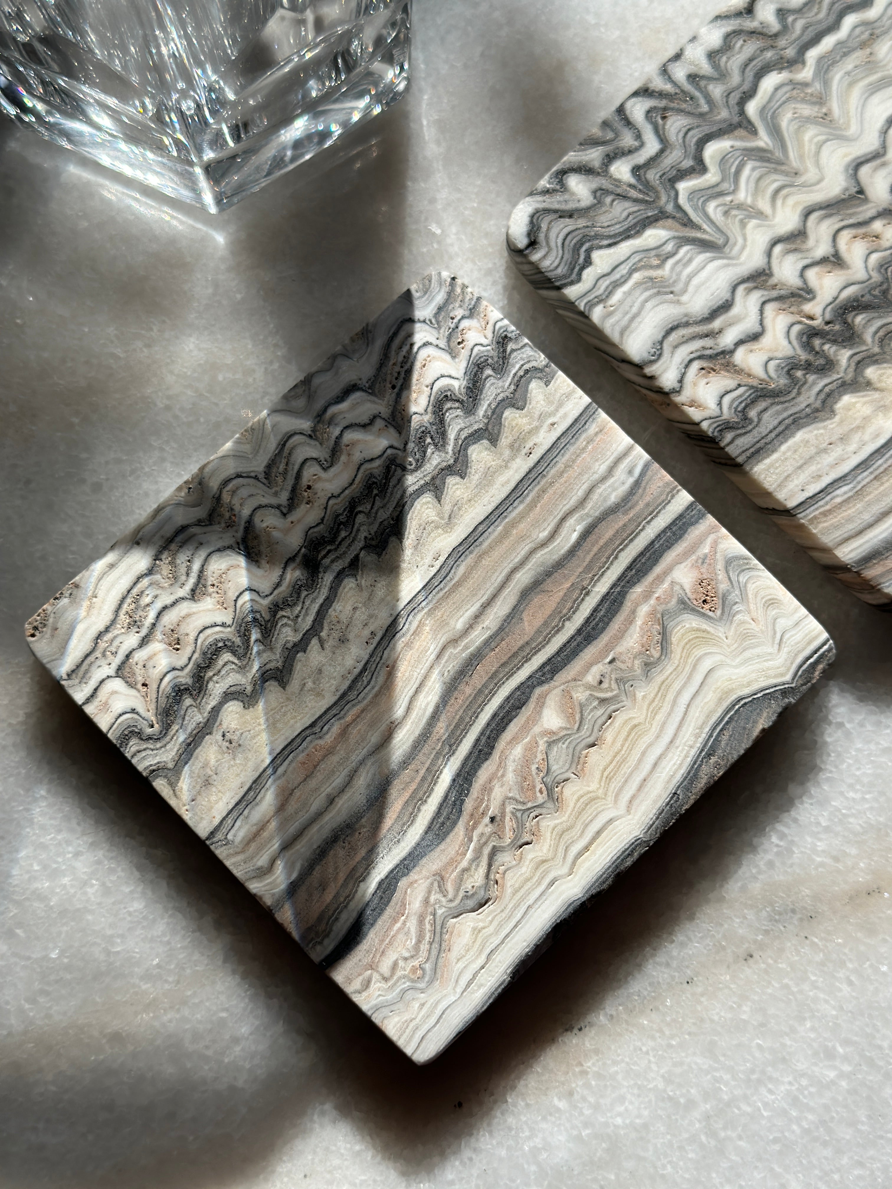 Zebra Coasters - Set of 2