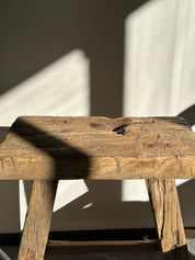 Elm Bench Stool