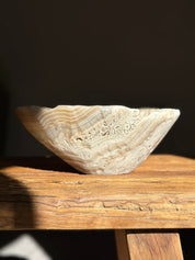 Amber & White Onyx Bowl Matte - Medium