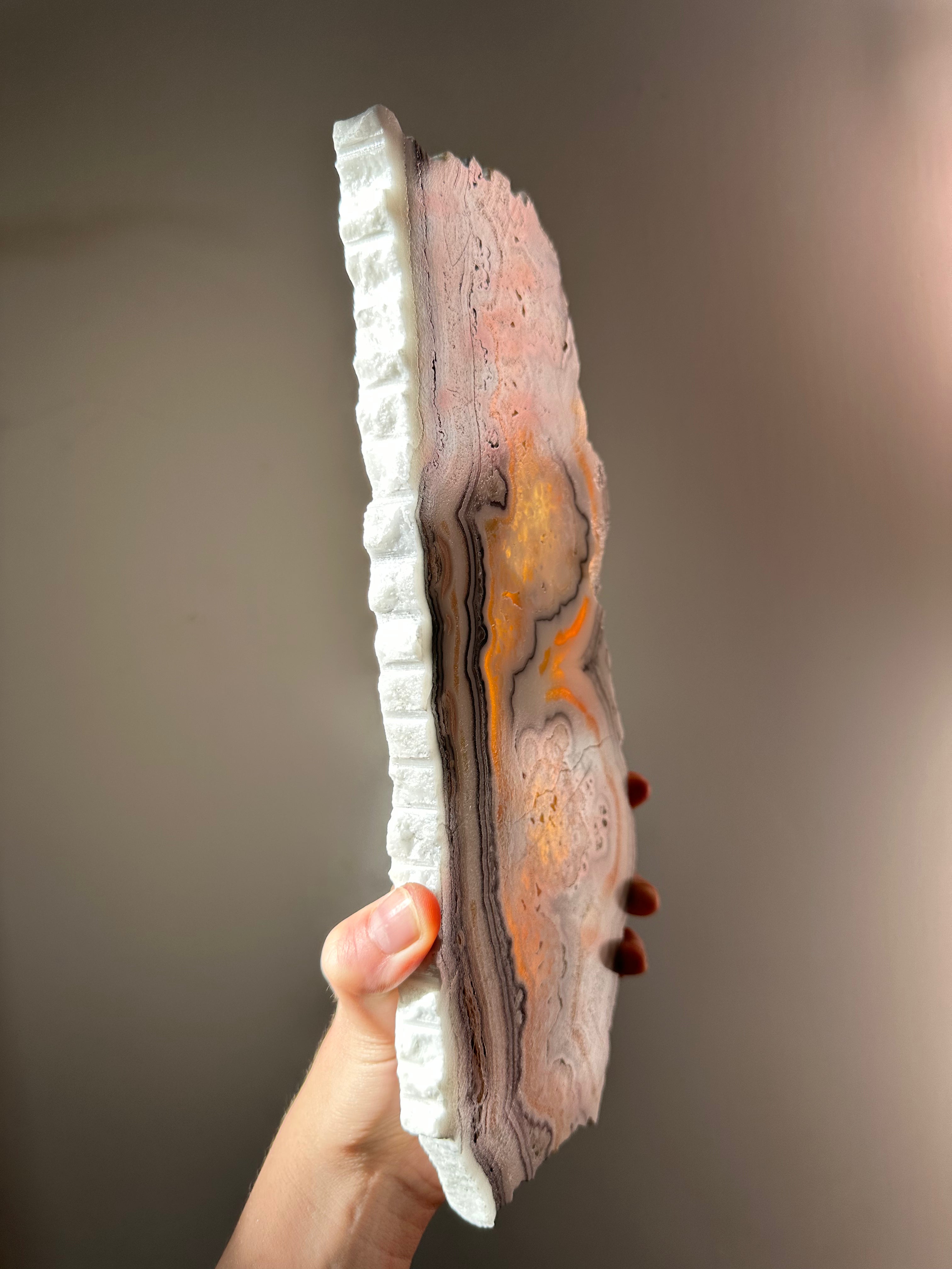 Zebra Calcite Platter