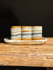 Onyx Shot Glass Set
