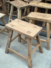Elm Bench Stool