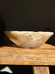 Amber Onyx Bowl Polished - Medium