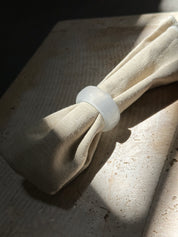 Onyx Napkin Ring - Flat