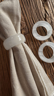 Onyx Napkin Ring - Rounded