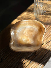 Amber Onyx Bowl - Polished