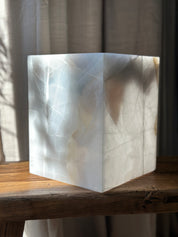 White & Amber Onyx Lamp - Seconds