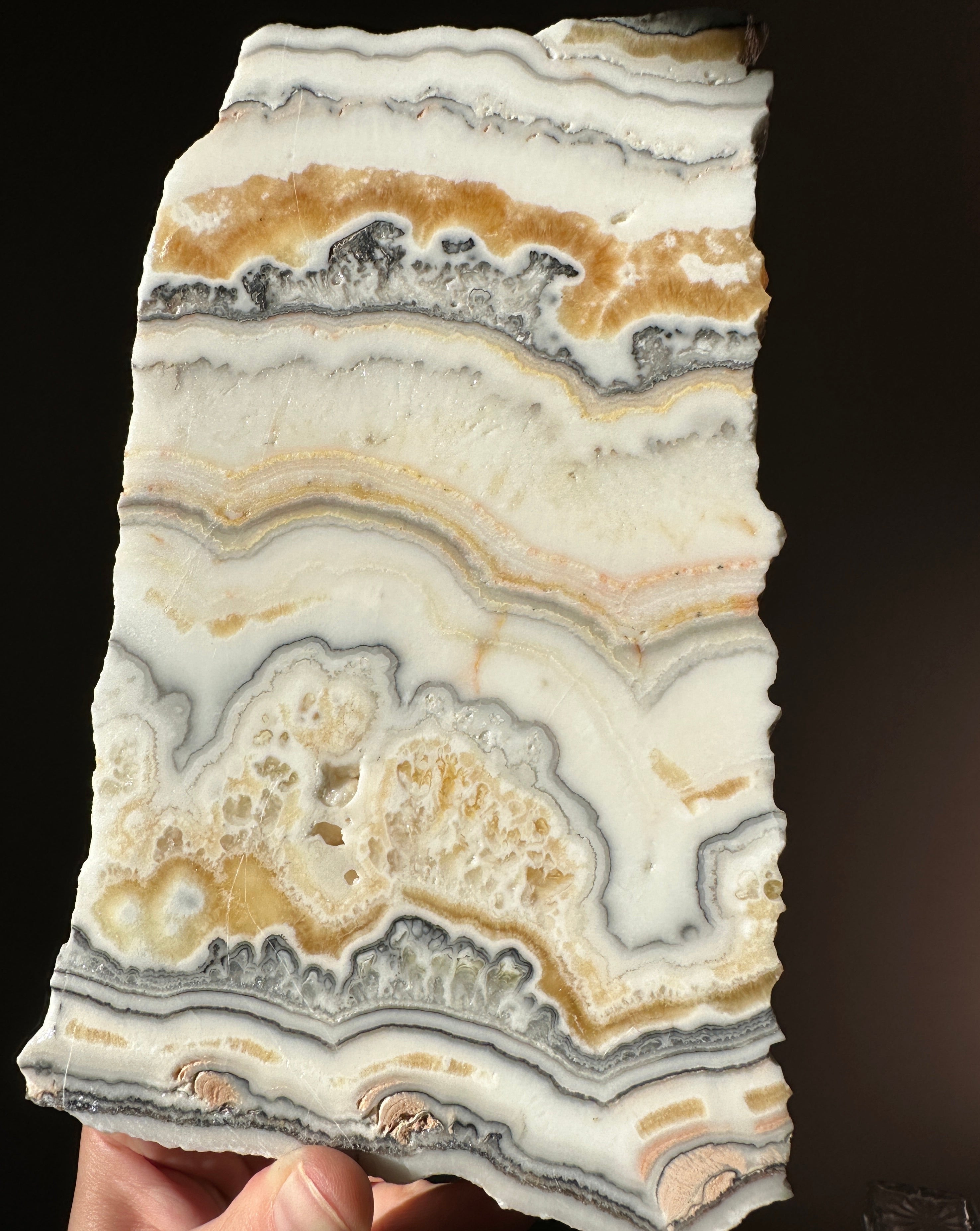 Zebra Calcite Platter